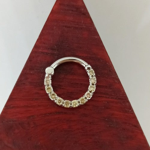 Daith Diamond Hoop